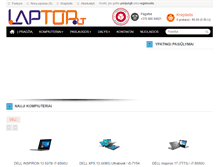 Tablet Screenshot of laptop.lt